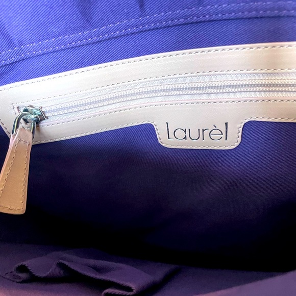 Laurel Purse - Large Tote Bag - Blush Pink and Purple Interior - Picture 4 of 15